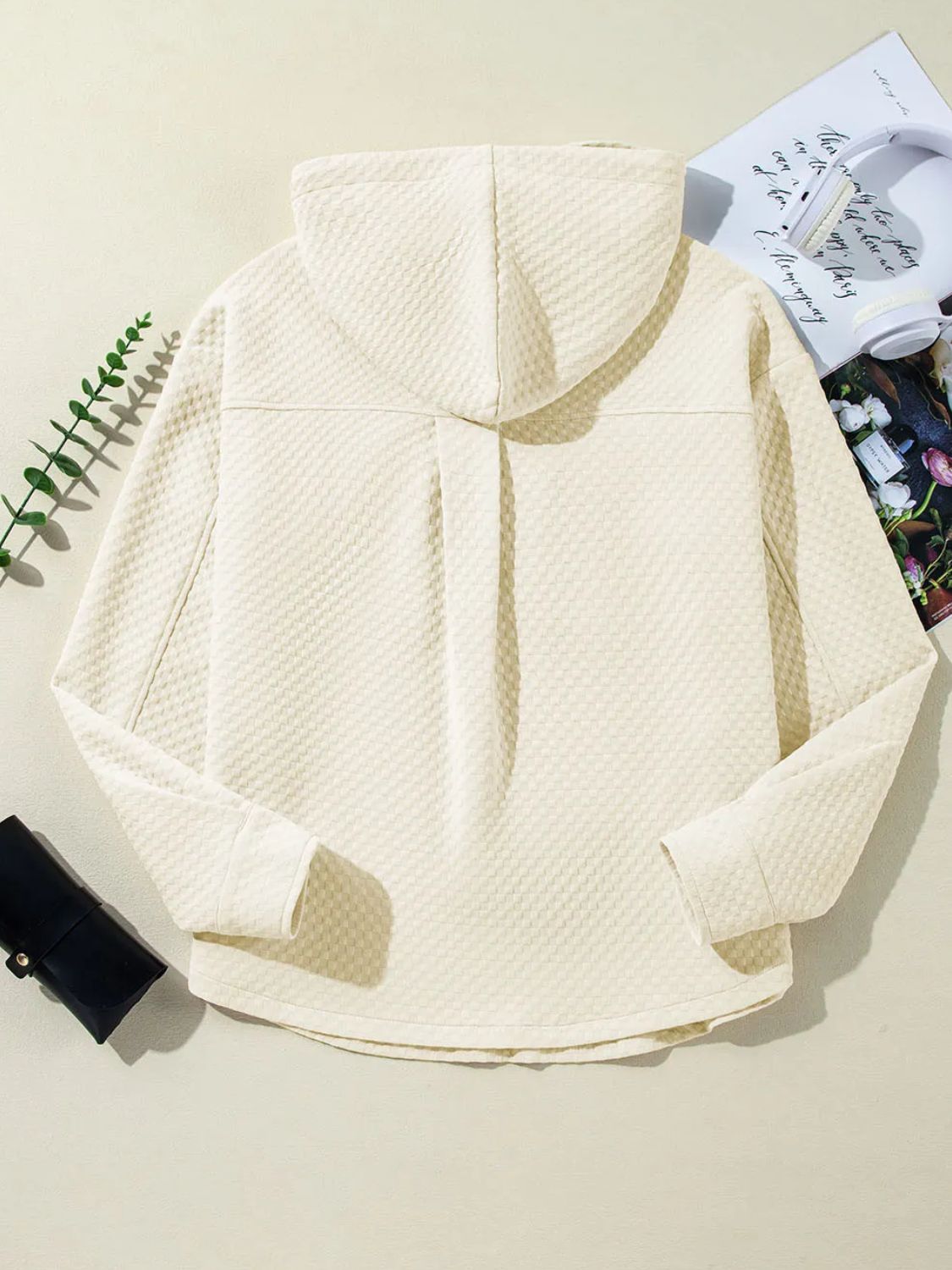 CM | Sudadera de invierno con capucha elegante y sin esfuerzo