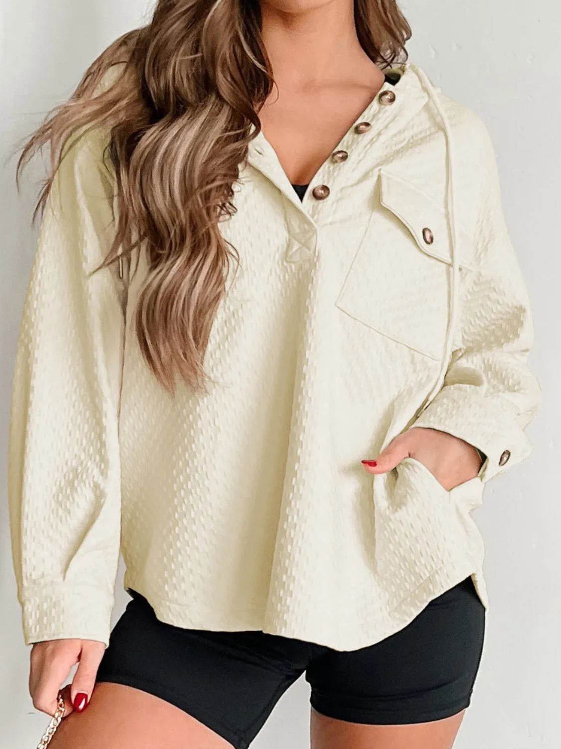 CM | Sudadera de invierno con capucha elegante y sin esfuerzo