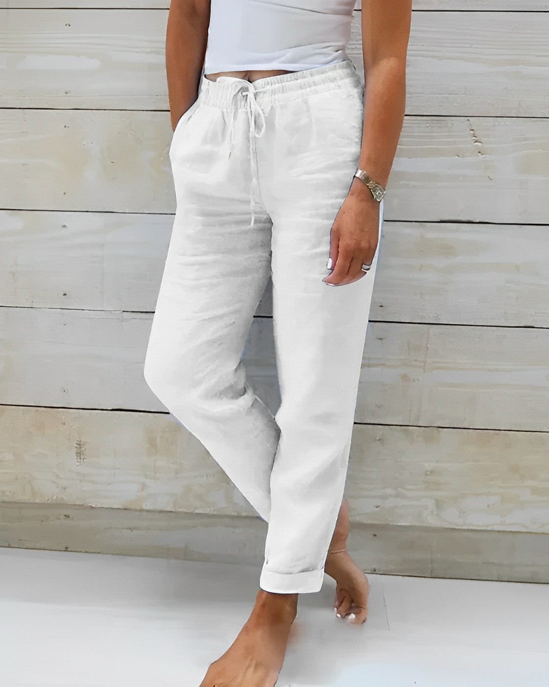 CM | Pantalones elásticos informales