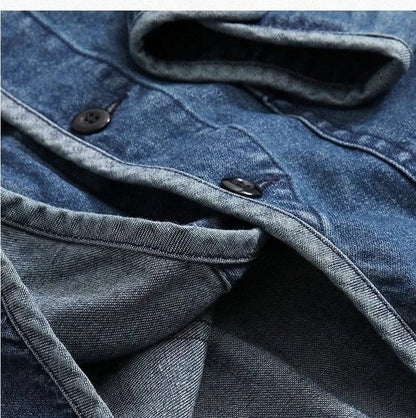 CM | Chaqueta vaquera vintage con cuello en V