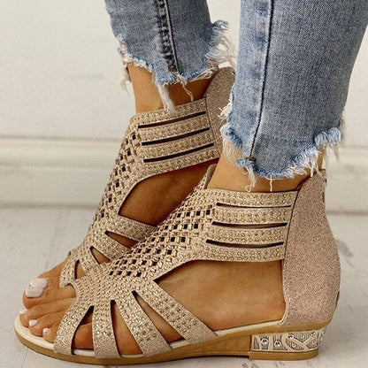 CM | Sandalias ortopédicas con tacón bajo