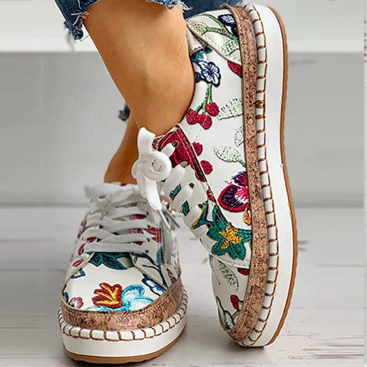CM | Zapatillas ortopédicas de flores
