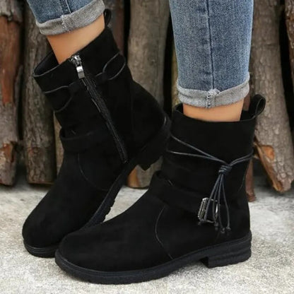 CM | Botines vintage con hebillas