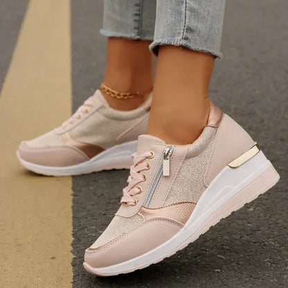 CM | Zapatillas metálicas con cremallera