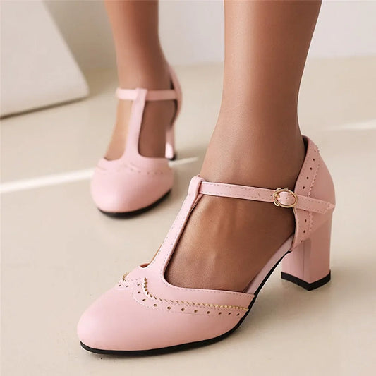 CM | Zapatos de tacón vintage