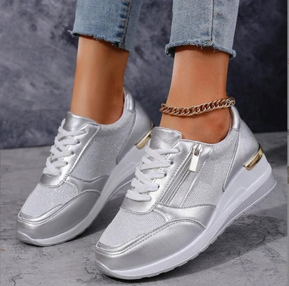 CM | Zapatillas metálicas con cremallera