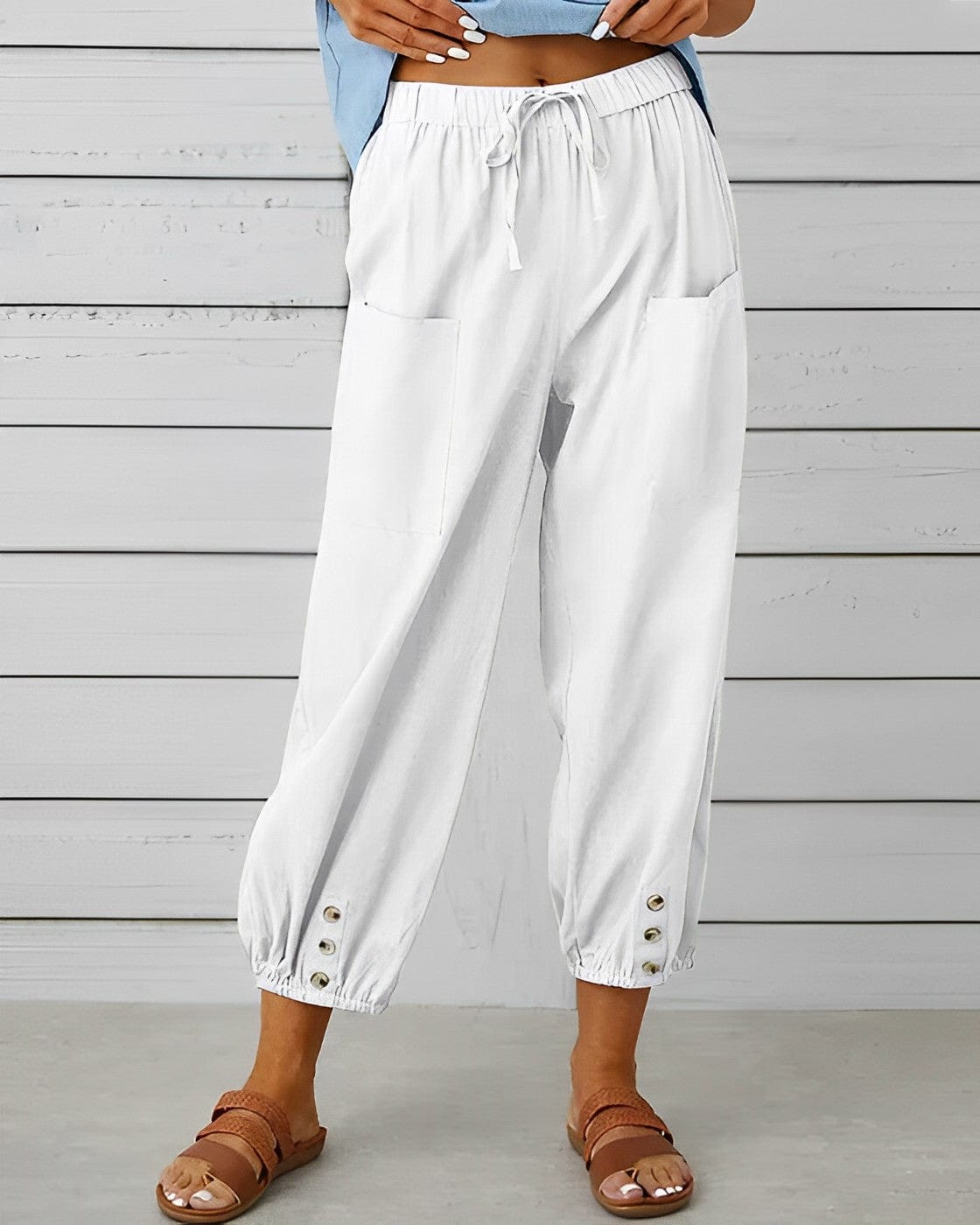 CM | Pantalones anchos con cintura alta