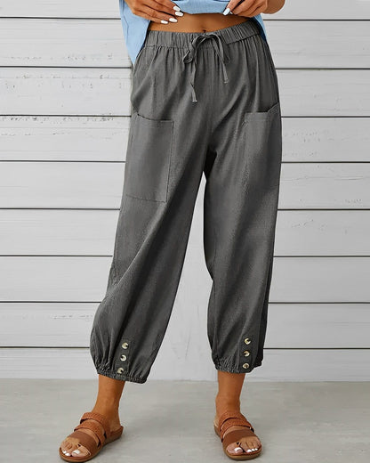 CM | Pantalones anchos con cintura alta