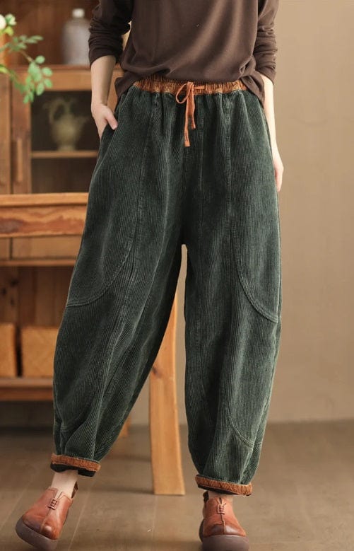 CM | Pantalones de pana de moda para mujer