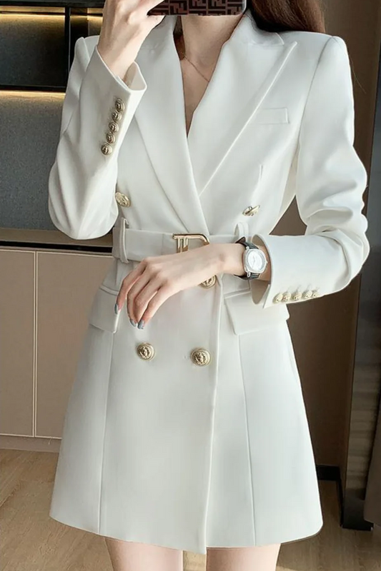 CM | Elegante vestido de chaqueta para mujer