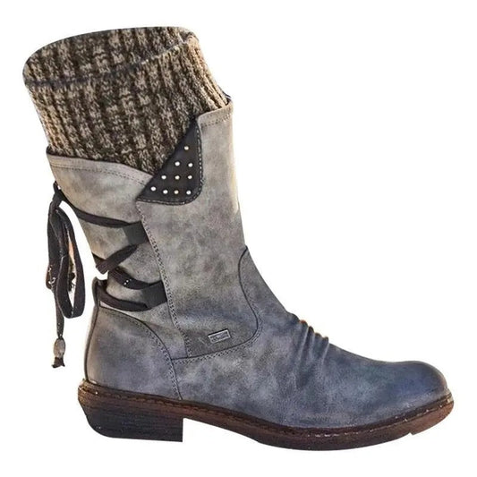 CM | Botas ortopédicas con tacón plano