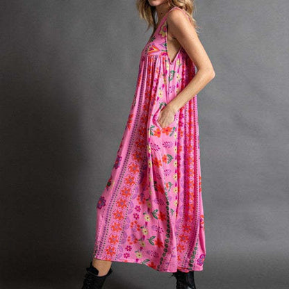 CM | Mono sin mangas estampado vintage