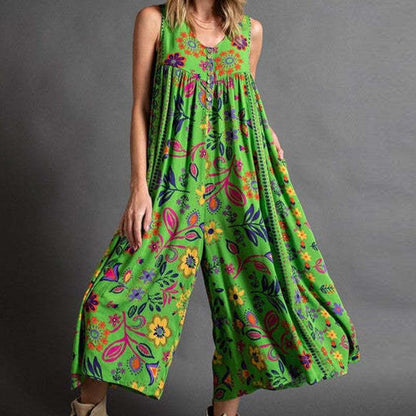 CM | Mono sin mangas estampado vintage